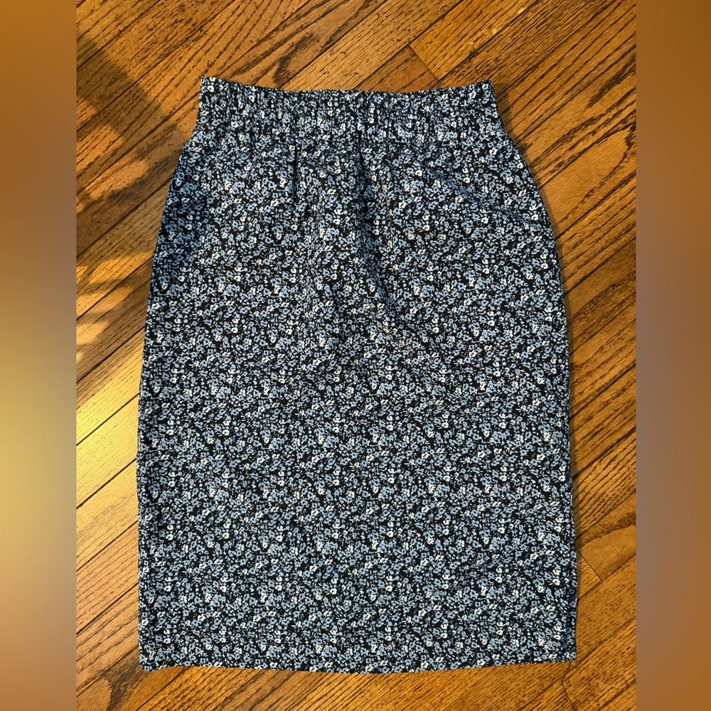 J Crew floral skirt NWOT
